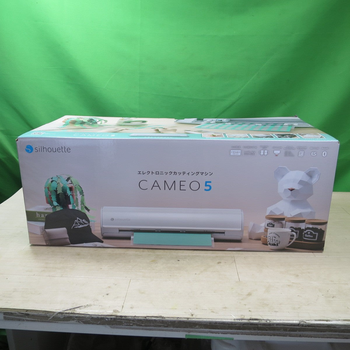[送料無料] 未使用☆Silhouette シルエット エレクトロニック カッティング マシン CAMEO5 SILH-CAMEO-5-WHT-J 12インチ カメオ5 ホワイト☆