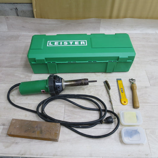 [送料無料] 付属品付き◆LEISTER ライスター ヒートガン TRIAC トリアック 型式 不明 溶接機 溶着 熱風機 電動 工具◆