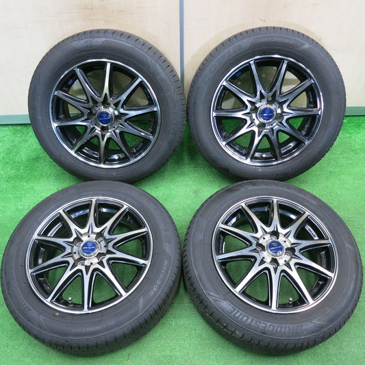 [送料無料] バリ溝！22年！9.5分★175/65R15 ブリヂストン エコピア NH0200C SMACK ENKEI スマック エンケイ 15インチ PCD100/4H★4120501TNノ