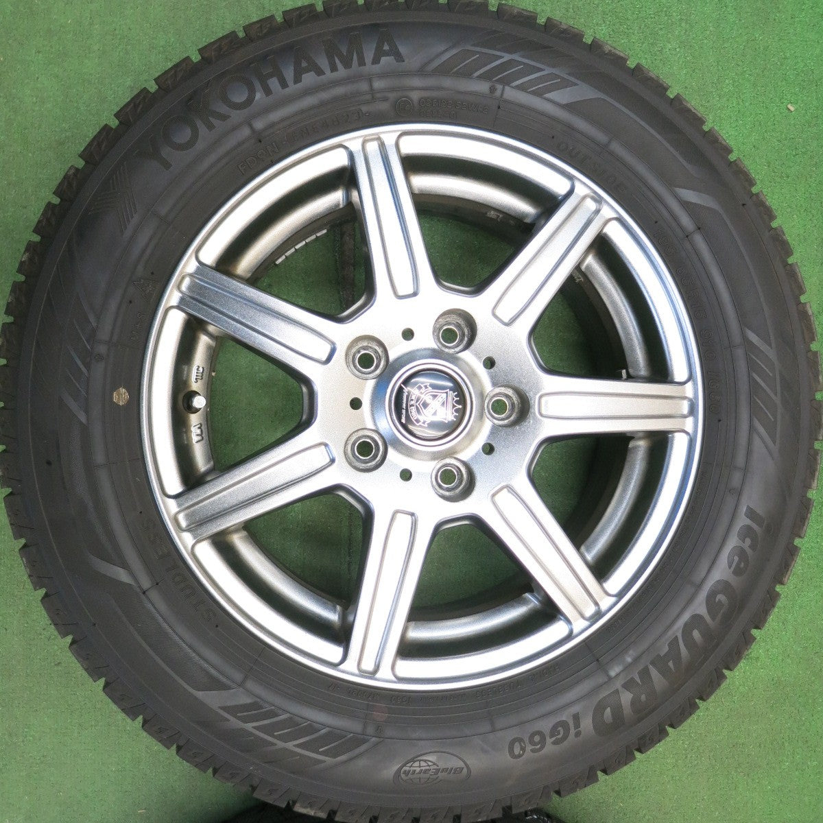 バリ溝！23年！9.5分★スタッドレス 195/65R15 ヨコハマ アイスガード iG60 MANARAY SPORT マナレイ スポーツ 15インチ PCD114.3/5H★6042302HAス