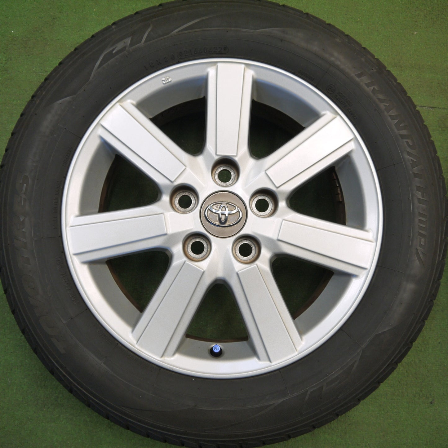 バリ溝！22年！9分★トヨタ 70系 ノア ヴォクシー 純正 205/60R16 トーヨー トランパス MP7 16インチ PCD114.3/5H★6032402Hノ