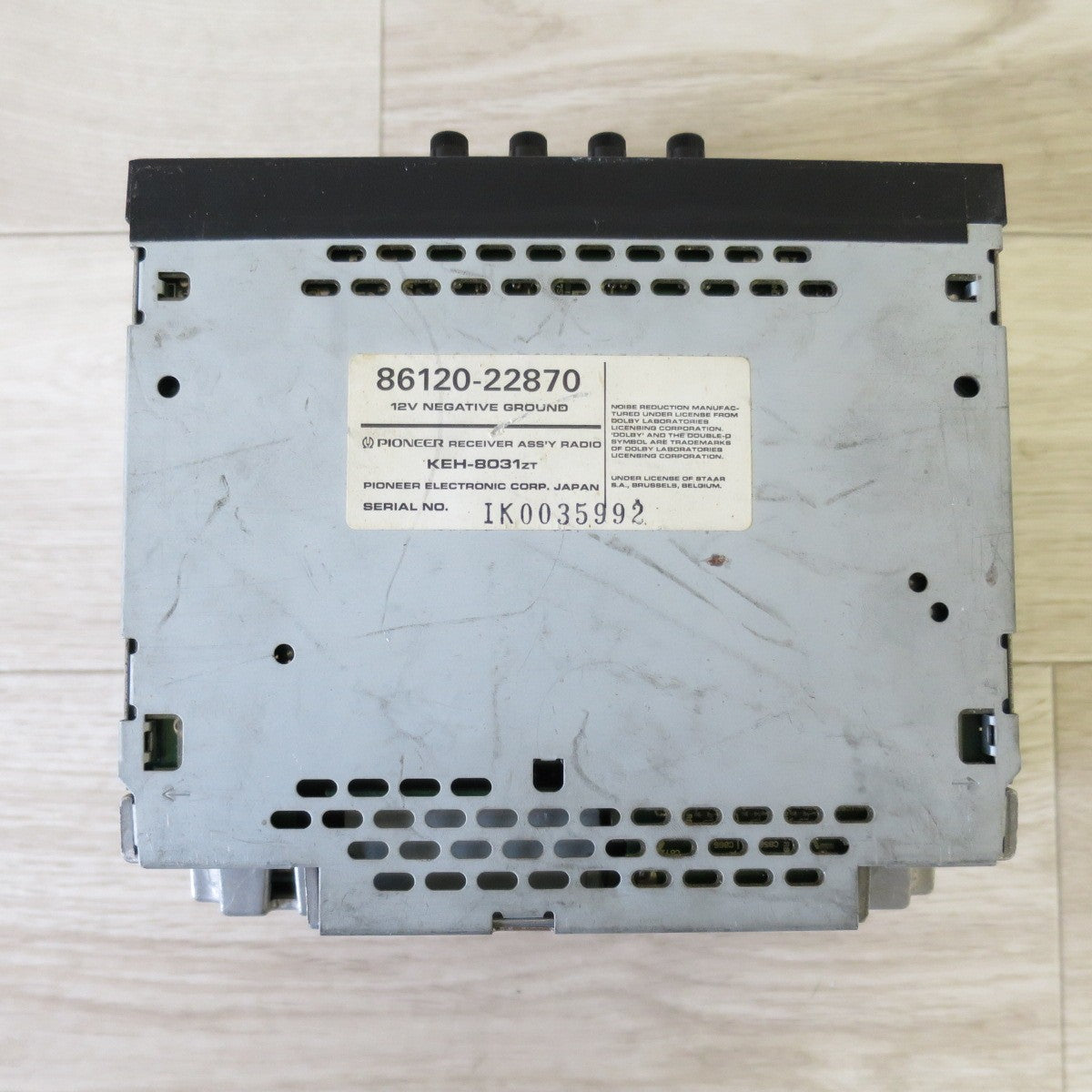 [送料無料] ◇トヨタ GX81 マークⅡ 純正 カセット デッキ 86120-22870 マーク2 チェイサー カー オーディオ ラジカセ◇