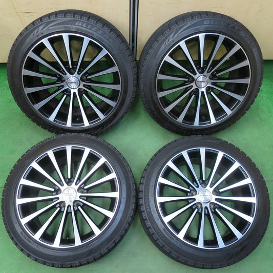 バリ溝！キレイ！9.5分★ワーゲン 等 BORBET 235/45R18 スタッドレス ブリヂストン ブリザック VRX 18インチ ボルベット PCD112/5H★5022103イス