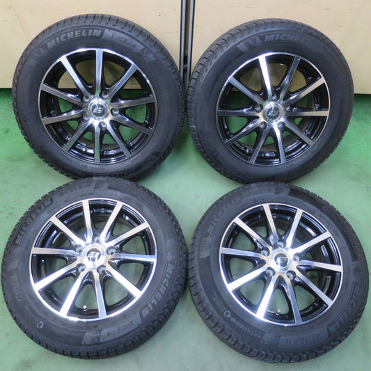 バリ溝！キレイ！8.5分★スタッドレス 185/65R15 ミシュラン X-ICE3+ STRANGER ストレンジャー 15インチ PCD114.3/5H★6032503イス
