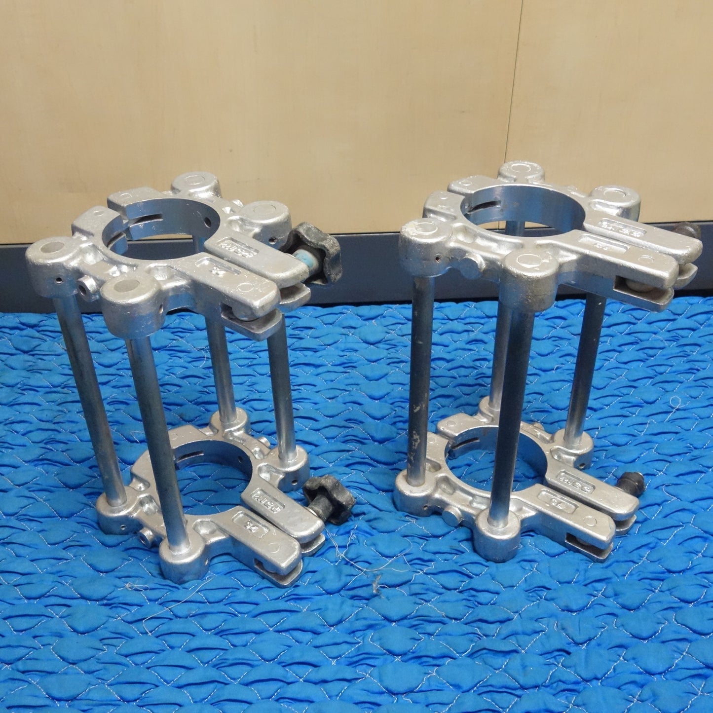 [送料無料] 2点まとめ売り☆松阪鉄工所 MCC ソケット クランプ 75 PE ポリエチレン管用 ドラムタイプ☆
