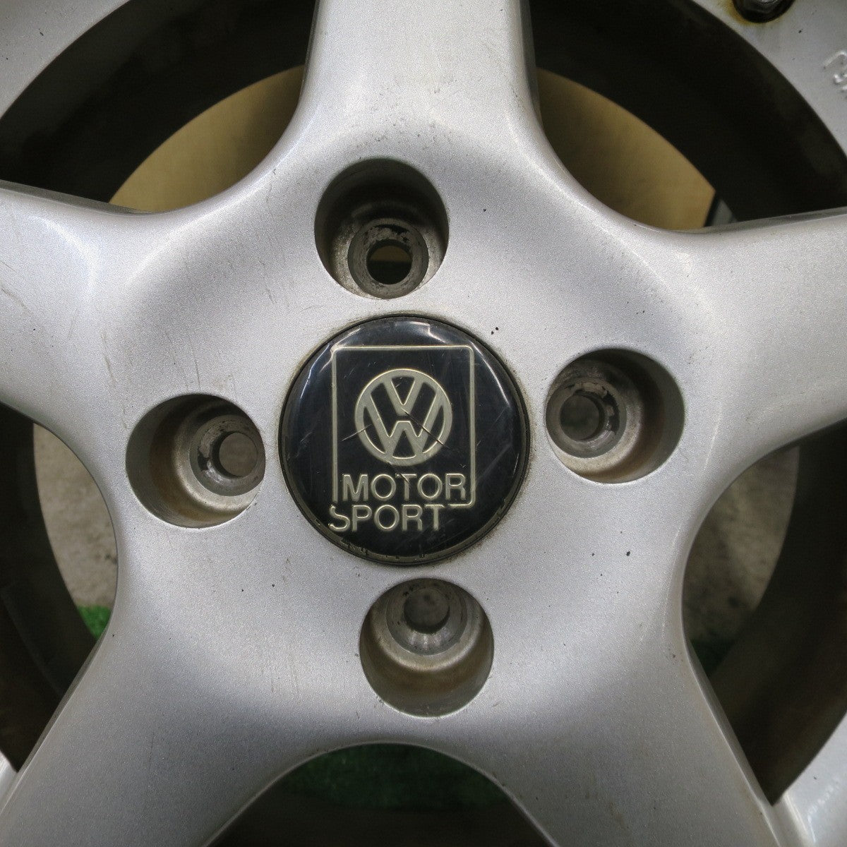 4本価格★旧車 フォルクス ワーゲン MOTOR SPORT 純正 14インチ ホイール モーター スポーツ 14×6J PCD100/4H★6032304NGホ