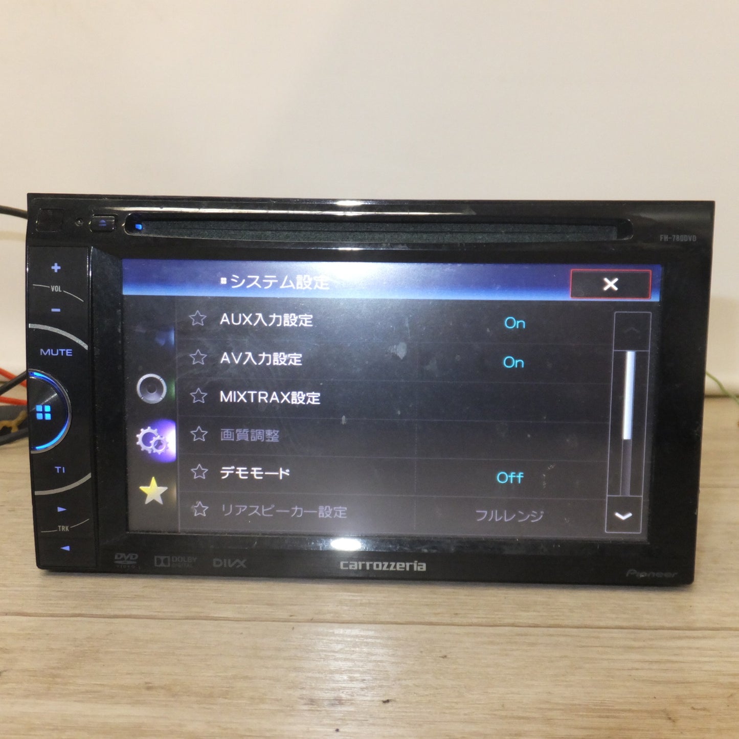 [送料無料] 現状品★カロッツェリア carrozzeria AVメインユニット FH-780DVD[64]★