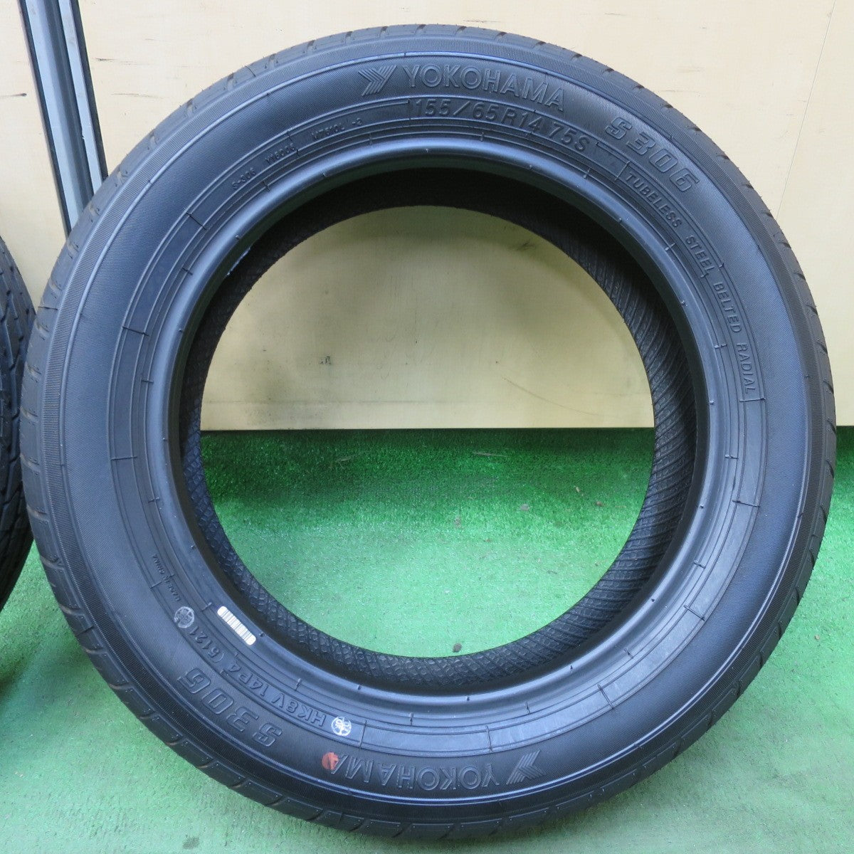 未使用！21年★155/65R14 ヨコハマ S306 タイヤ 14インチ スペーシア デイズ ルークス N-BOX 等★5112004イノタ