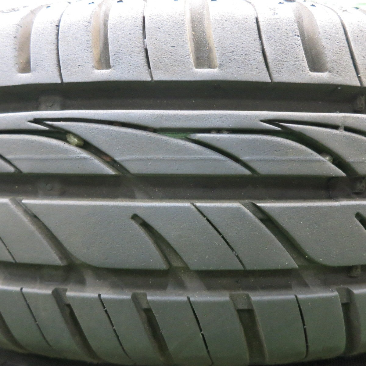 *送料無料* バリ溝！23年！9.5分★ダイハツ ミライース 純正 スチール 155/65R14 バイキング CITYTECH2 14インチ PCD100/4H★4042805HAノ
