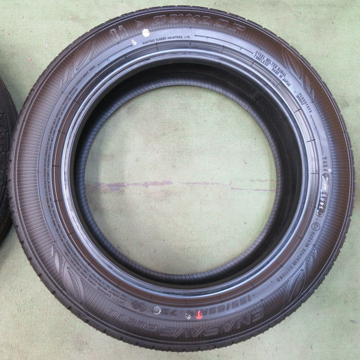 新車外し！26年★155/65R14 ダンロップ エナセーブ EC300 タイヤ 14インチ N-BOX N-WGN タント スペーシア デイズ 等★6060402イノタ