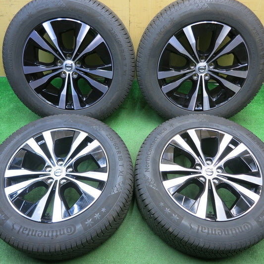 バリ溝！22年！キレイ！9分★ボルボ XC60 純正 235/60R18 スタッドレス コンチネンタル ノースコンタクト NC6 18インチ PCD108/5H★5032102NJス
