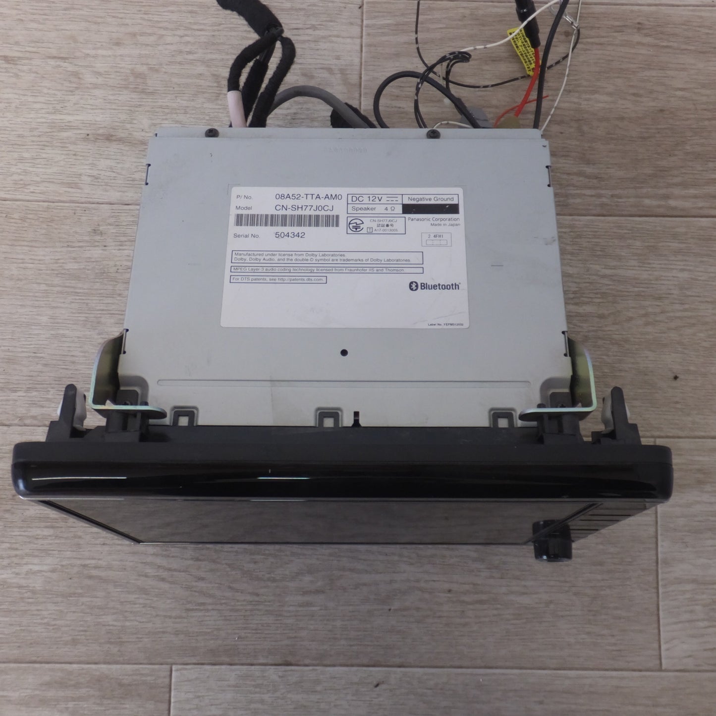 [送料無料] 現状品★パナソニック製 ホンダ 純正 8インチプレミアムインターナビ Gathers VXU-185NBi 08A52-TTA-AM0　セキュリティロック[15]★