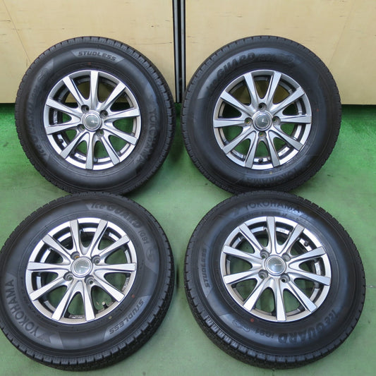 バリ溝！キレイ！9分★スタッドレス 165/80R13 90/88N ヨコハマ アイスガード iG91 MiLLOUS ミルアス 13インチ PCD100/4H★5111907TTス