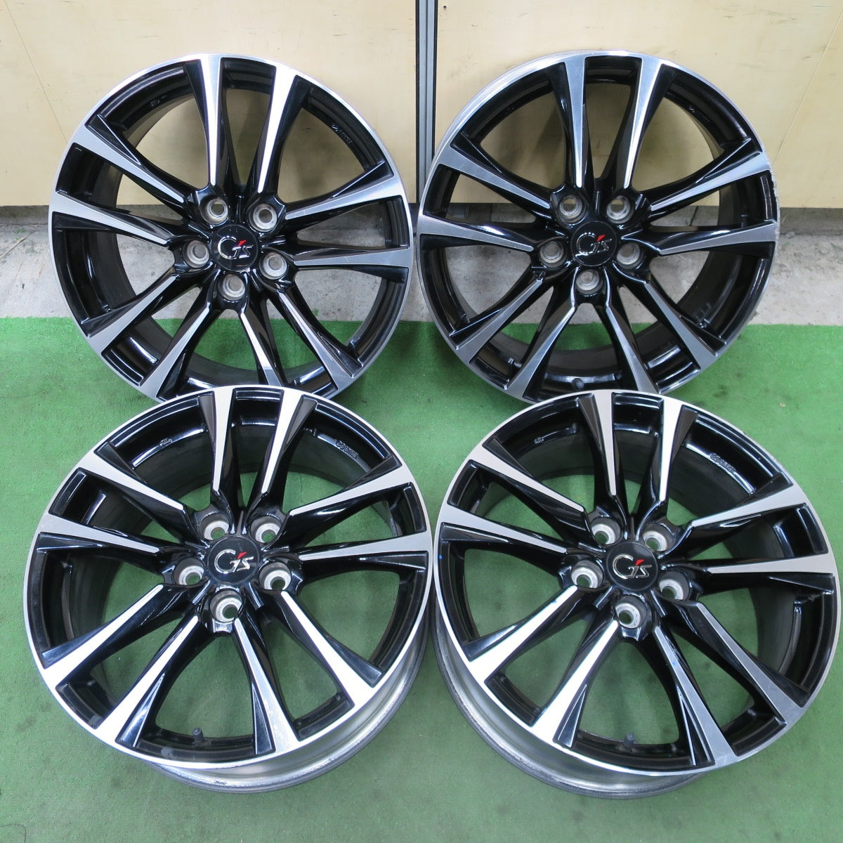 4本価格★トヨタ プリウスα Sツーリング G's 純正 ENKEI ホイール 18インチ 18×7.5J エンケイ PCD114.3/5H★6060901NGホ