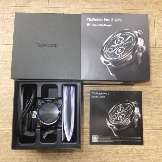 [送料無料] 美品★モブボイ Mobvoi スマートウォッチ TicWatch Pro3 GPS smartwatch WH12018★