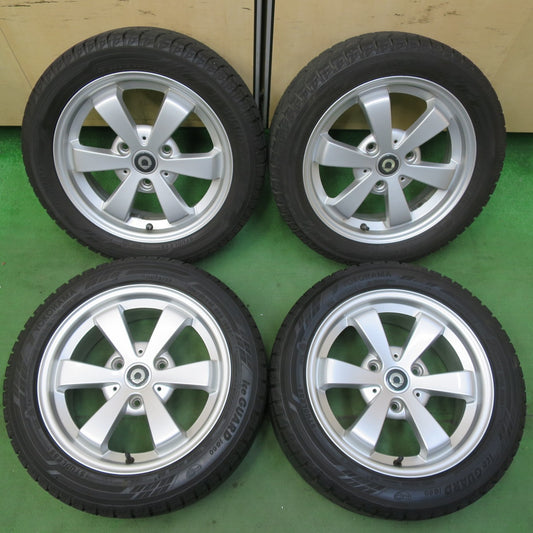 キレイ★スマート フォーツー C451 純正 BORBET 175/55R15 195/50R15 スタッドレス ヨコハマ アイスガード iG60 15インチ PCD112/3H★5062904イス