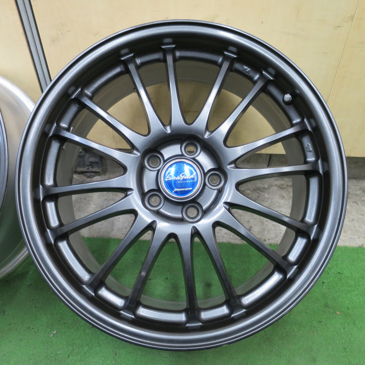 キレイ★EuroSpeed PREMIUM LIGHT MANARAY SPORT 17インチ ホイール ユーロスピード マナレイ スポーツ 17×7J PCD100/5H★6070602NGホ