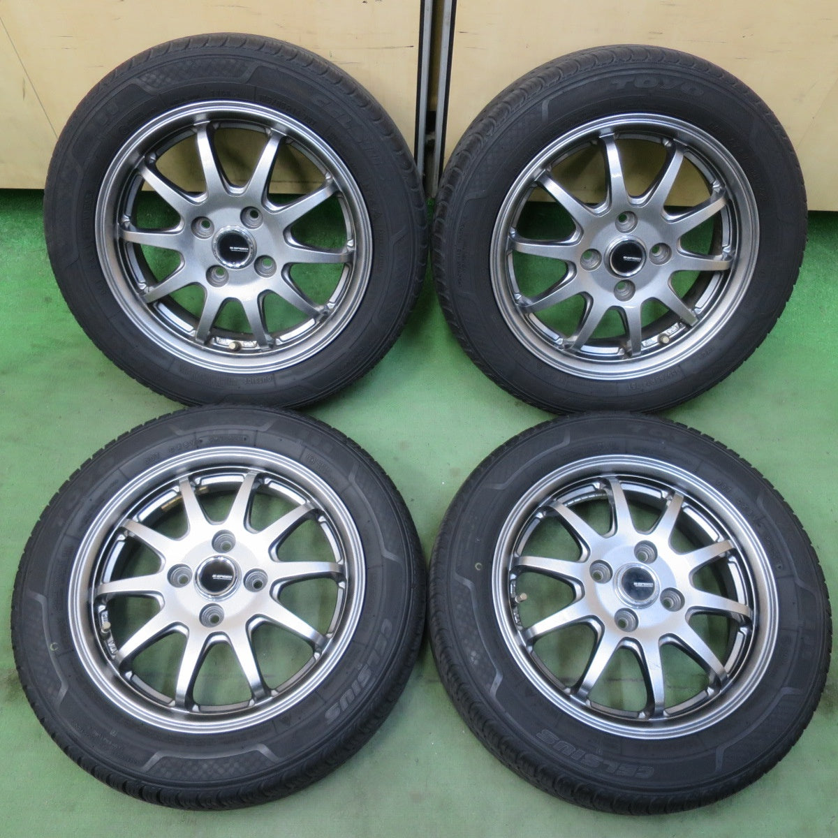4本価格！23年★155/65R14 トーヨー CELSIUS オールシーズン G-SPEED Gスピード 14インチ セルシアス PCD100/4H★6032603イノ