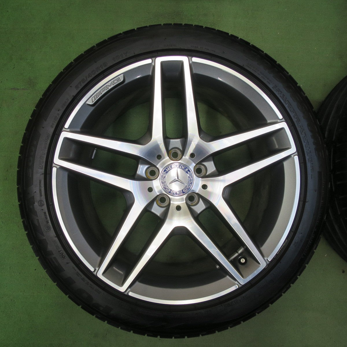新車外し★ベンツ Sクラス W222 純正 AMG 245/45R19 275/40R19 ブリヂストン ポテンザ S001 19インチ PCD112/5H★5111401TTノ