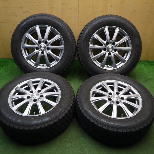 バリ溝！キレイ！9分★スタッドレス 215/65R16 グッドイヤー アイスナビ6 D.O.S. DOS 17インチ PCD114.3/5H★5082003Hス