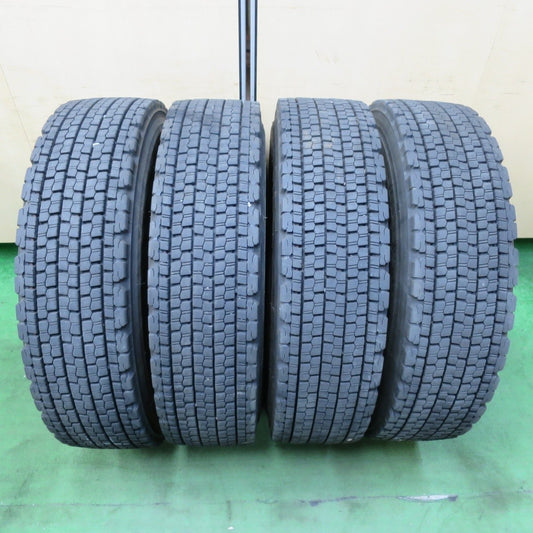4本価格！22年★トラック タイヤ 225/80R17.5 123/122L スタッドレス ブリヂストン エコピア W901 Z 17.5インチ★5011509イスタ