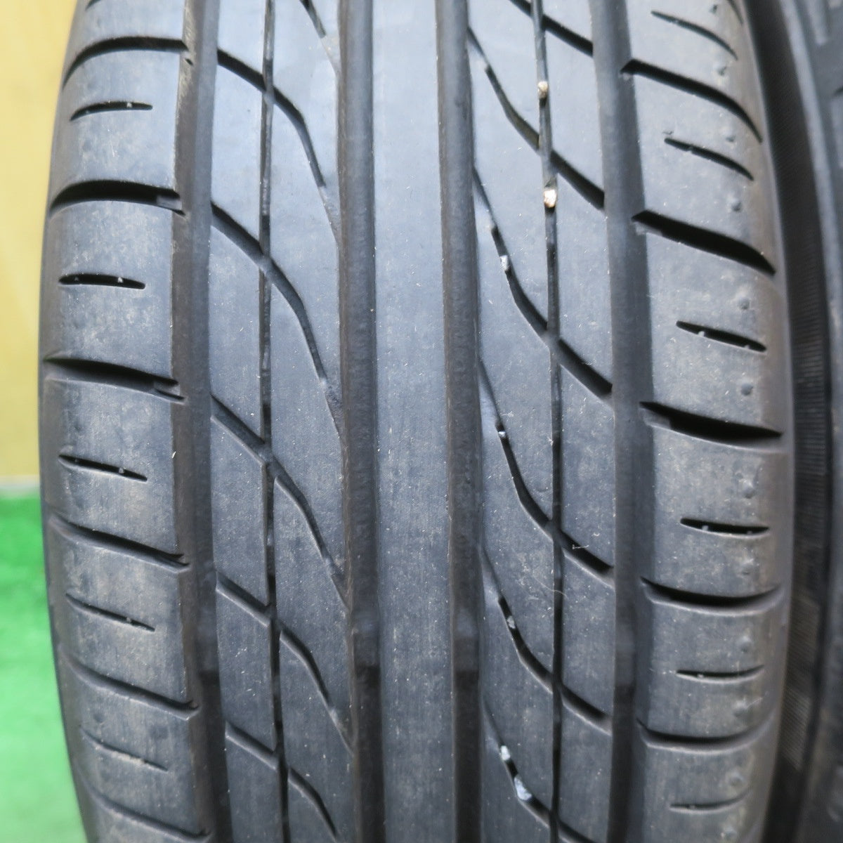 バリ溝！24年！9.5分◎155/65R13 プラクティバ ヨコハマ 製 Empfehlung 社外 アルミ 13インチ PCD100/4H◎6072702NJノ