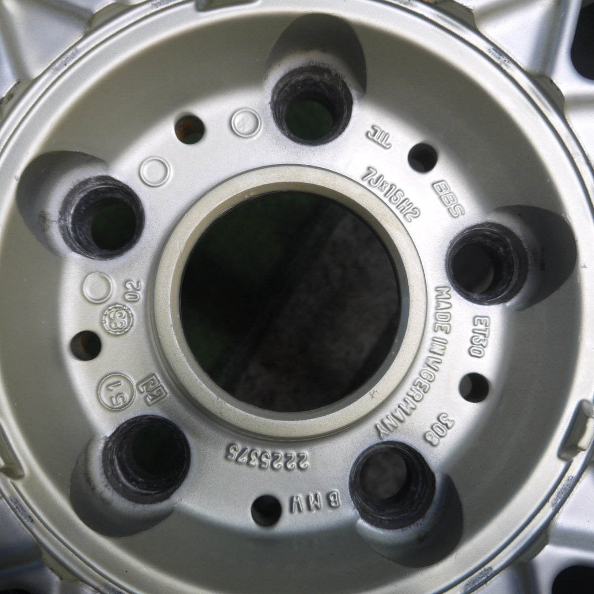 4本価格◎BMW E30 M3 純正 BBS メッシュ ホイール 15インチ 15×7J PCD120/5H◎6090805Hホ