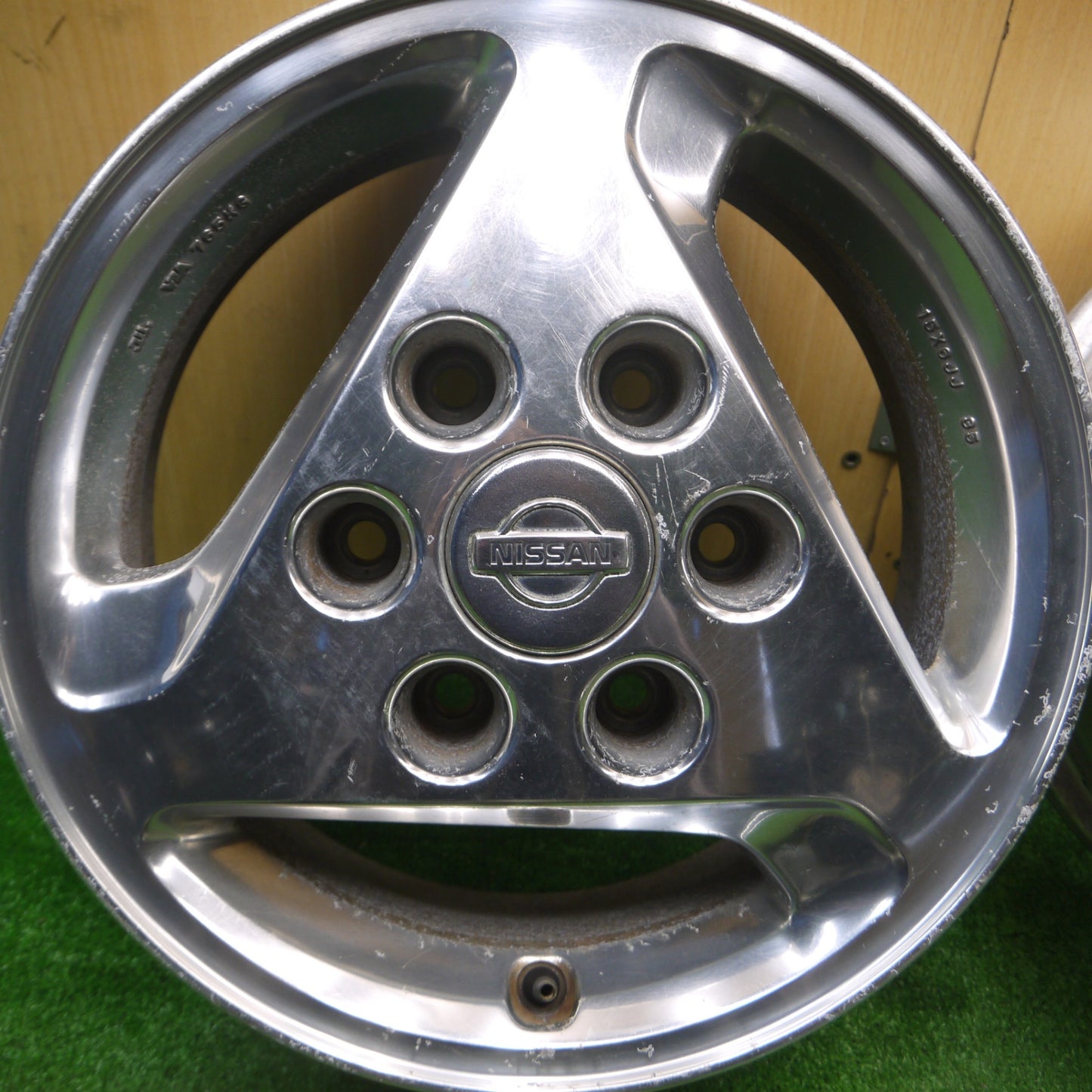 [送料無料] 4本価格★日産 エルグランド 純正 ホイール 15インチ 15×6JJ PCD139.7/6H★5012001Hホ
