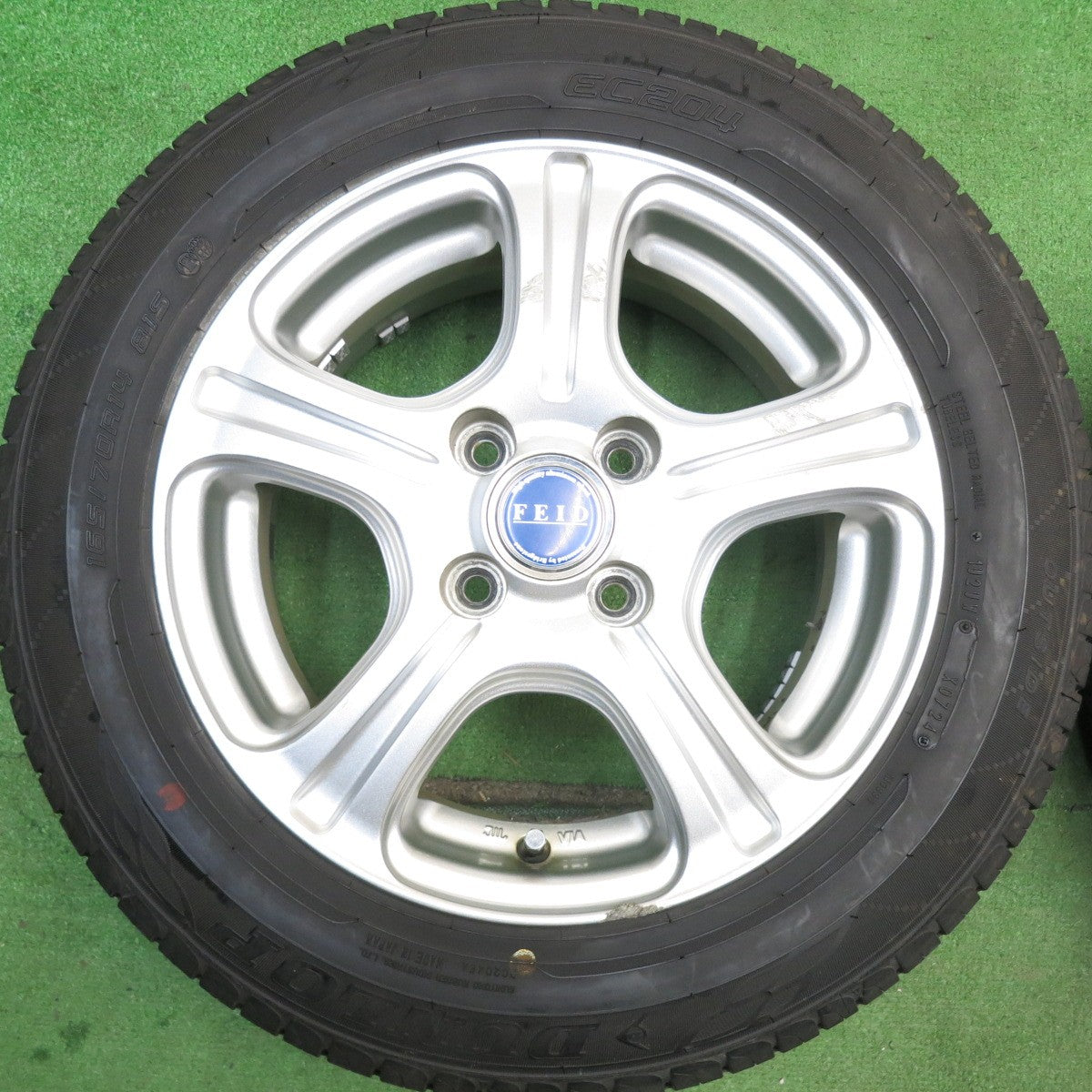 ほぼ未使用！24年★165/70R14 ダンロップ エナセーブ EC204 FEID フェイド 14インチ PCD100/4H★6050607HAノ