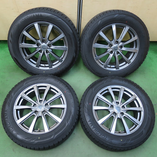 バリ溝！22年！キレイ！9.5分★スタッドレス 225/60R17 ヨコハマ アイスガード iG60 GRASS グラス 17インチ PCD114.3/5H★5112704イス
