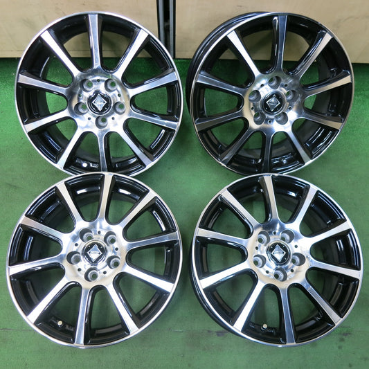 [送料無料] 4本価格★プリウス 等 RiZLEY weds ライツレー ウェッズ 15インチ ホイール 15×6J PCD100/5H★5031212SYホ