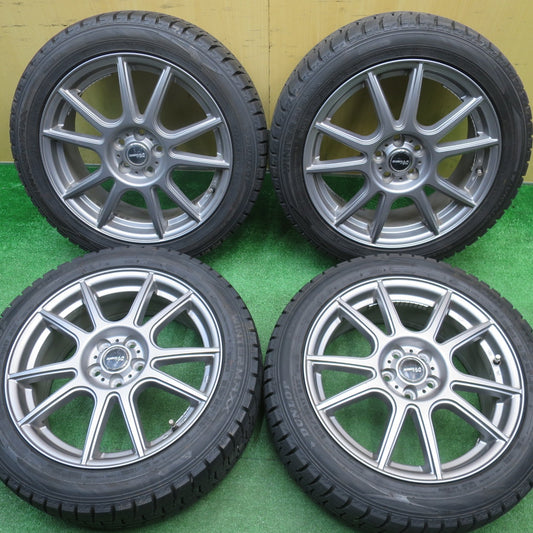 バリ溝！23年！キレイ！9.5分★インプレッサ 等 205/50R17 スタッドレス ダンロップ ウインターマックス WM02 SIBILLA NEXT PX シビラ ネクスト 17インチ PCD100/5H★5111109NJス