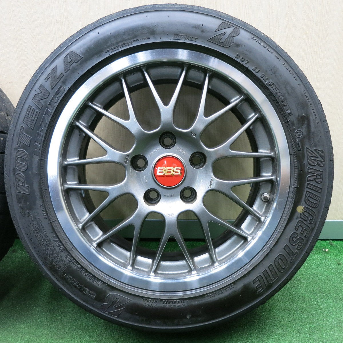 送料無料* 4本価格！23年☆BBS RG312 205/55R16 ブリヂストン ポテンザ