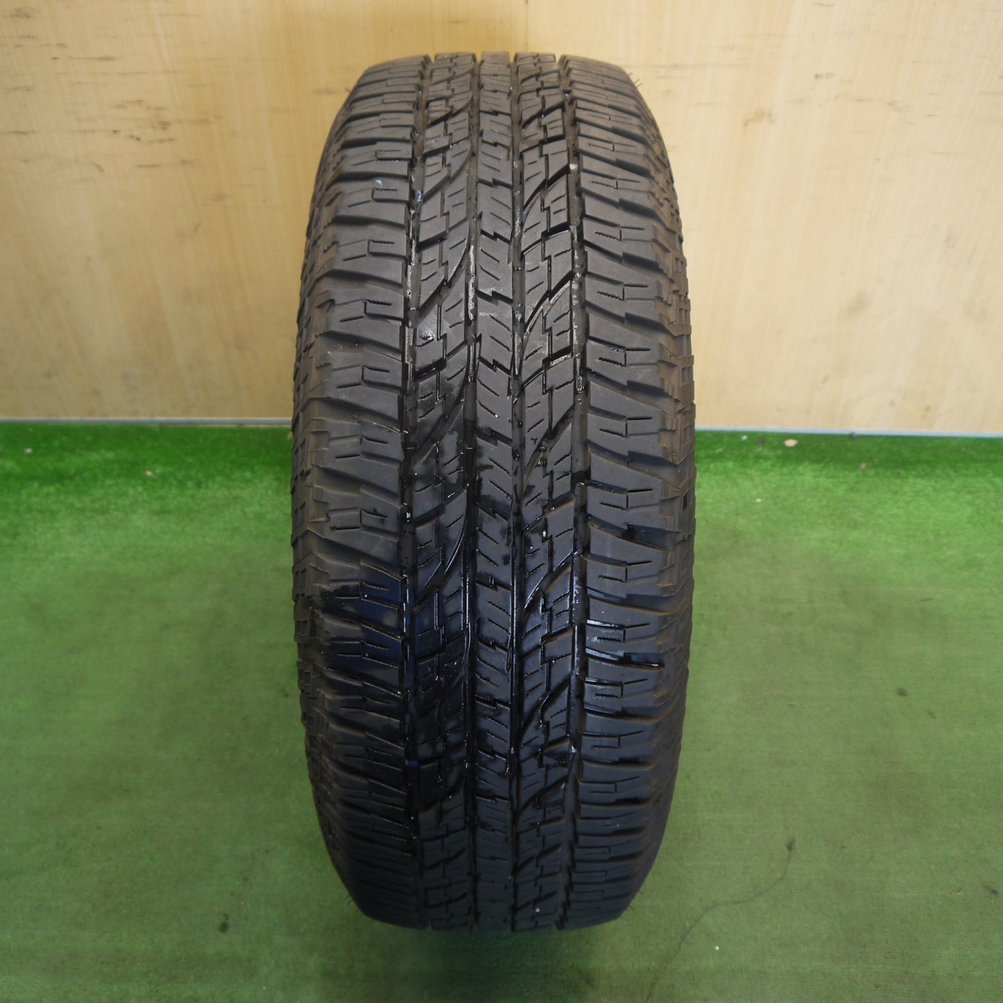 バリ溝！23年！9分！1本★285/70R17 ヨコハマ ジオランダー A/T G015 17インチ タイヤ ランクル プラド FJクルーザー ハマー H3 等★6060303Hノタ
