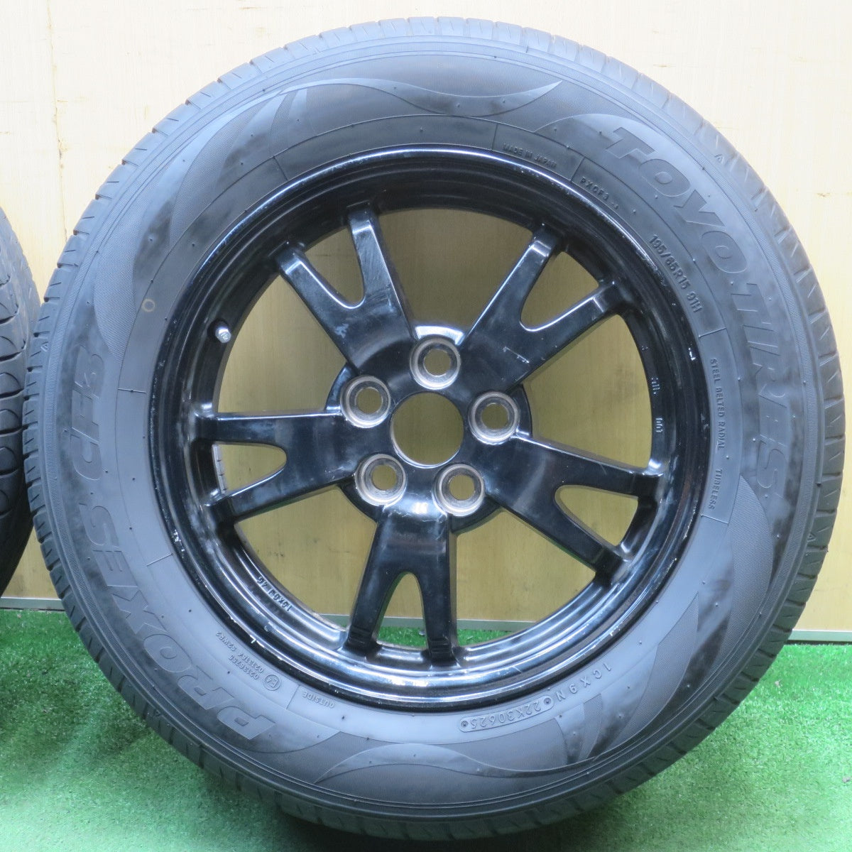 バリ溝！25年！9.5分★トヨタ 30系 プリウス 純正 195/65R15 トーヨー プロクセス CF3 15インチ PCD100/5H★6051305NJノ