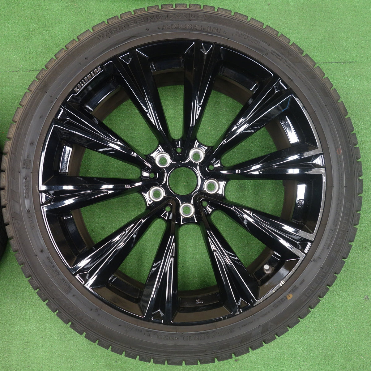 バリ溝！22年！9.5分以上◎BMW 等 KELLENERS 225/45R19 スタッドレス ダンロップ ウインターマックス 03 ケレナーズ 19インチ PCD112/5H◎6082801KTス