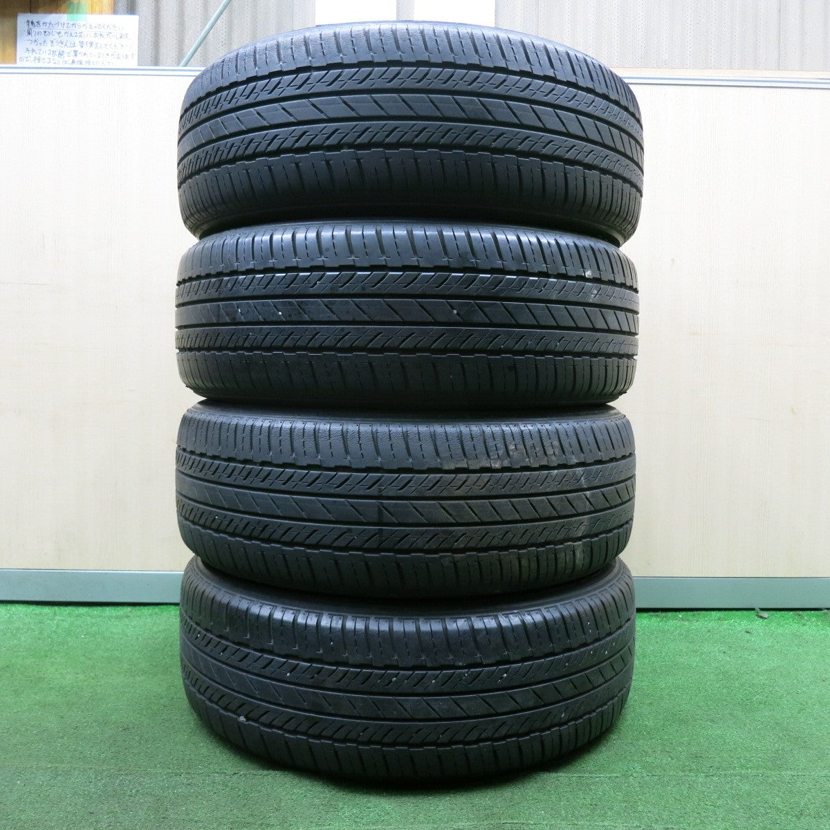 *送料無料* キレイ★スバル フォレスター 純正 225/55R18 ブリヂストン デューラー H/L 400 18インチ PCD100/5H★4042101NJノ