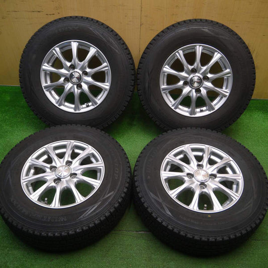 バリ溝！キレイ！9.5分★スタッドレス 165R13 6PR ダンロップ ウインターマックス SV01 JOKER ジョーカー 13インチ PCD100/4H★5011403Hス