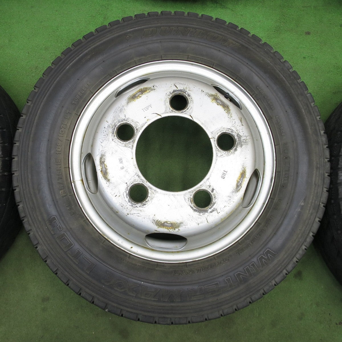6本価格★トラック 195/75R15 109/107L スタッドレス ブリヂストン ブリザック W979 ダンロップ ウインターマックス LT03 TOPY スチール 15インチ PCD203.2/5H★6031101ナス