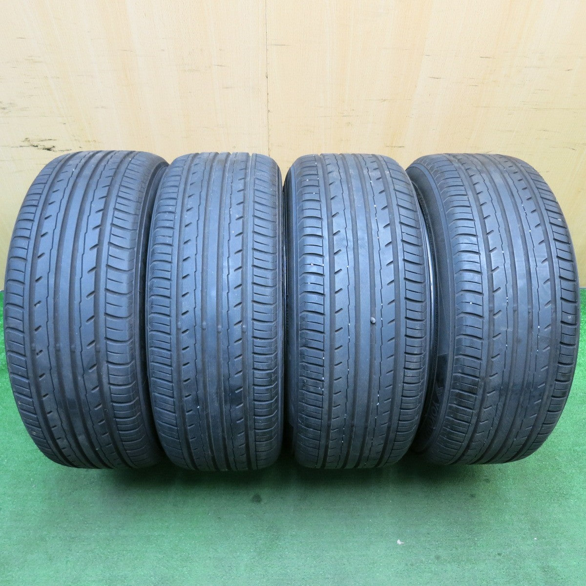 バリ溝！22年！9分★ Layered ZELGER 225/45R18 ヨコハマ BluEarth-ES ES32 レイヤードゼルガー 18インチ PCD114.3/5H★5051303TNノ