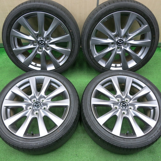 [送料無料] バリ溝！キレイ！9.5分★マツダ3 純正 215/45R18 トーヨー プロクセス R51A 18インチ PCD114.3/5H★4112210NJノ