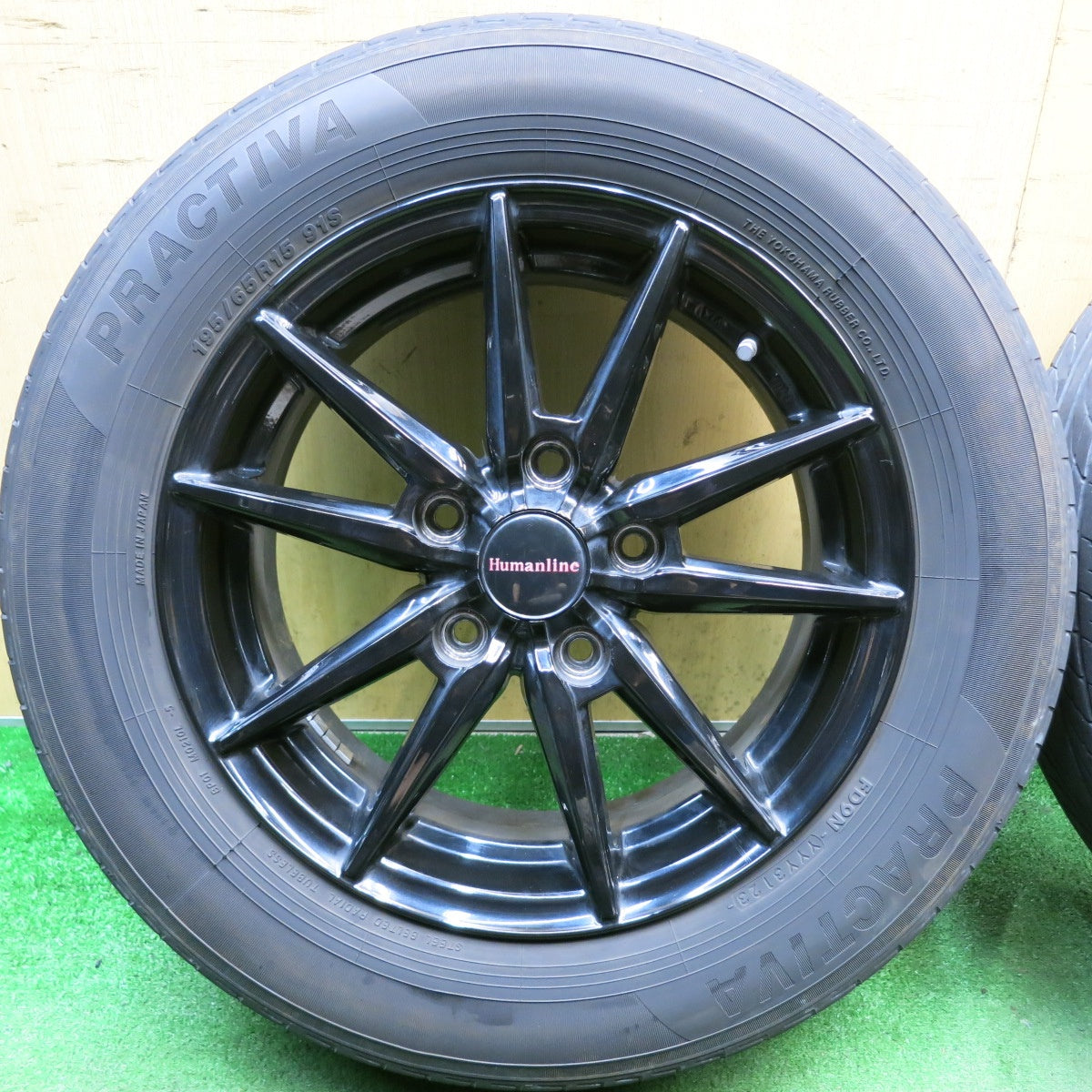 4本価格！23年◎195/65R15 プラクティバ ヨコハマ Humanline HS-08 ヒューマンライン 15インチ PCD114.3/5H◎6061306HAノ