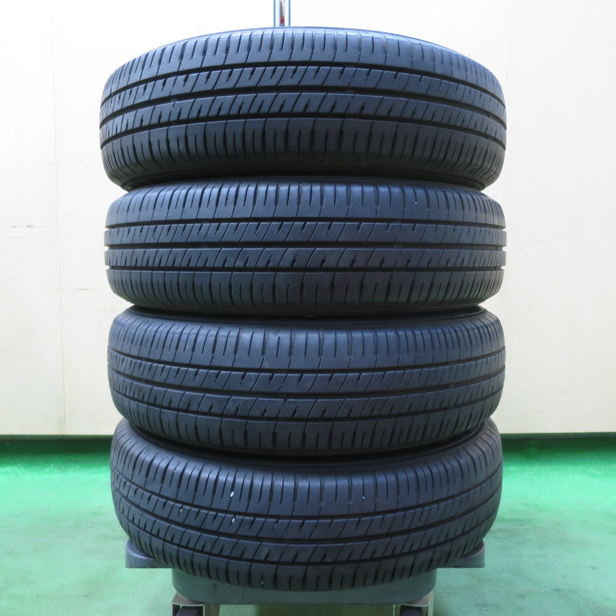 [送料無料] キレイ！21年★155/65R14 オートバックス Maxrun Efficia JOKER ジョーカー 14インチ PCD100/4H★5021701イノ