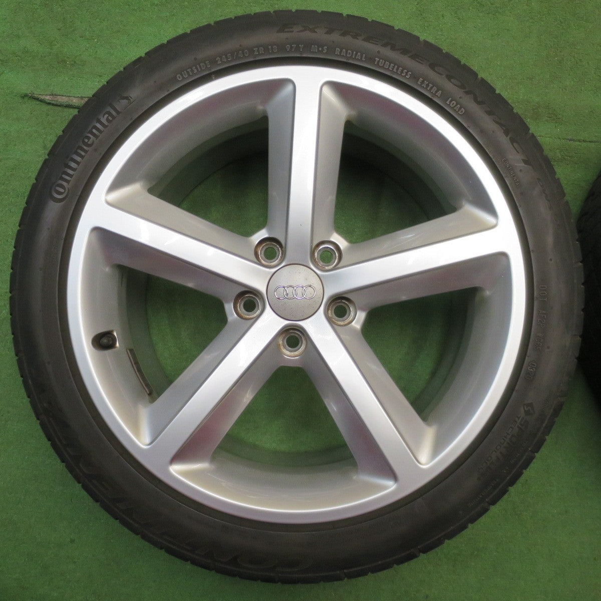 4本価格★アウディ A4 純正 245/40R18 コンチネンタル エクストリームコンタクト DWS06 18インチ PCD112/5H★6042802NJノ