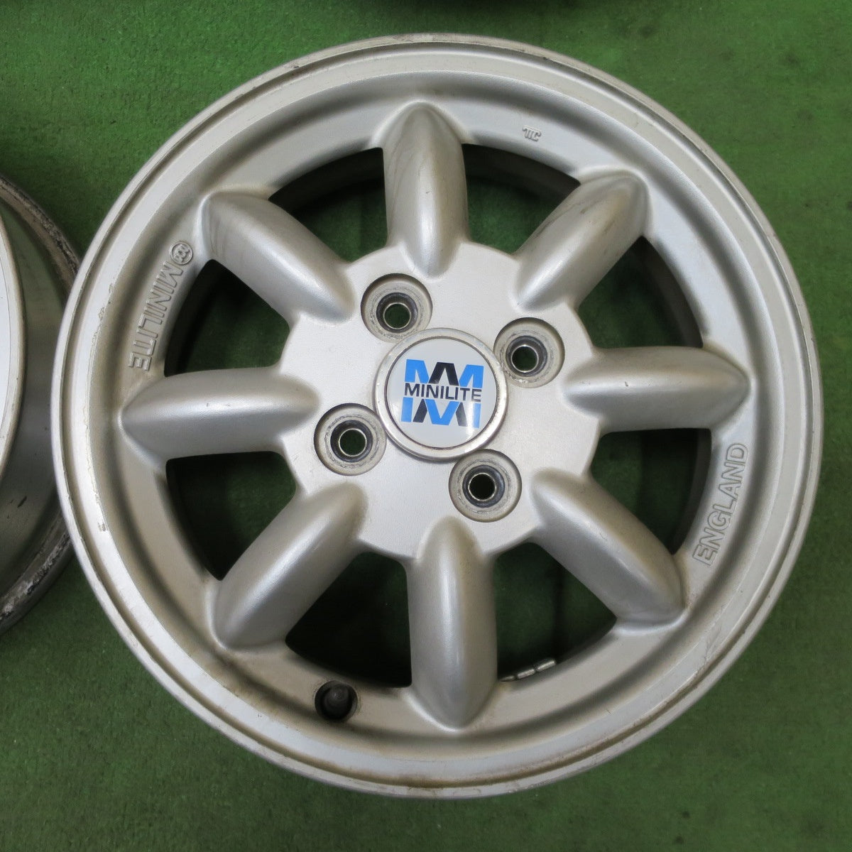 4本価格★MINILITE ミニライト 14インチ ホイール 14×4.5J PCD100/4H★6022001NGホ