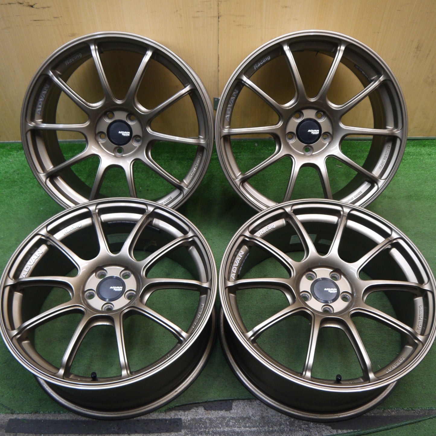 キレイ★プリウス 86 BRZ 等 ADVAN Racing RZ2 18インチ ホイール アドバン レーシング PCD100/5H★5093001Hホ