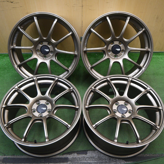 キレイ★プリウス 86 BRZ 等 ADVAN Racing RZ2 18インチ ホイール アドバン レーシング PCD100/5H★5093001Hホ