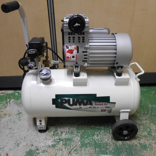 [送料無料] ☆SK11 藤原産業 PUMA エア コンプレッサー SW-131 SW-L25MPF-01 タンク容量 25L 常圧 エアー ツール 工具 100V☆