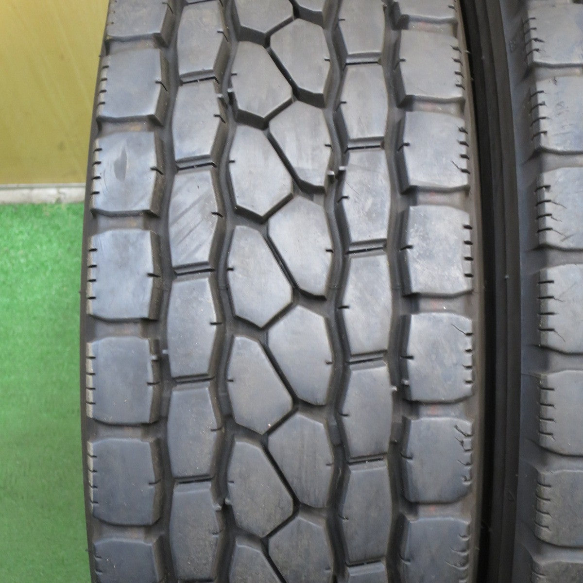 *送料無料* バリ溝！22年！9.5分★トラック タイヤ 225/80R17.5 123/122L ブリヂストン エコピア M801Ⅱ ミックス 17.5インチ★4033002KKスタ