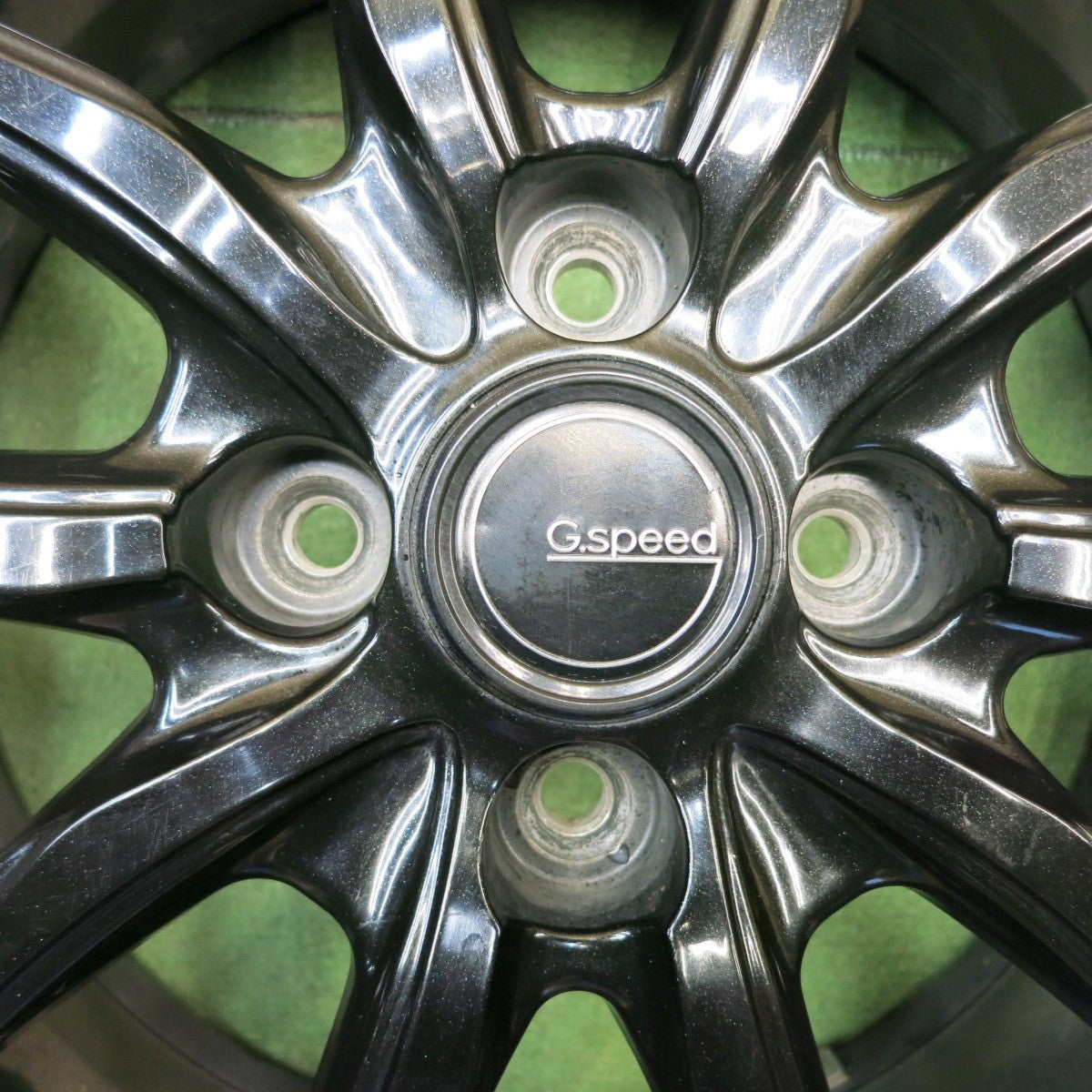 4本価格★G.speed 15インチ ホイール Gスピード 15×5.5J PCD100/4H★6062406HAホ